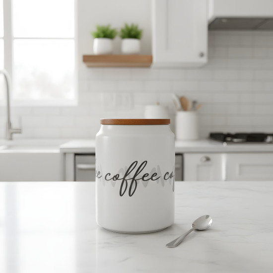 Porcelain Spice Jar Set - 3 Pcs